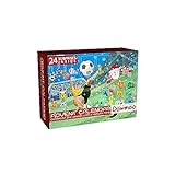 TONFON Weihnachten Adventskalender Fußball Kit für Kinder und Erwachsene Weihnachten 24 Tage Countdown Kalender Damen und Mädchen Geschenke 24 Tage Countdown Kalender Spielzeug Xmas Lustige Geschenke