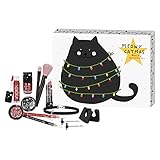 fesh! - Kosmetik-Adventskalender für Teens, Cat'mas Beauty, 24 Make-Up Überraschungen, Highlights für Augen, Lippen und Gesicht, in edler Box, besondere Geschenk-Idee für junge Frauen