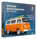 FRANZIS 67223 - VW Bulli Adventskalender inkl. Metall-Modellauto im Maßstab 1:43, Soundmodul mit original VW Bulli T2 Klang und großformatigem Begleitbuch. Ab 14 Jahren.: VW Bulli Advent Calendar