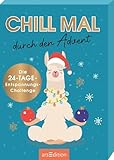 Chill mal durch den Advent: Die 24-Tage-Entspannungs-Challenge | Adventskalender-Box mit 24 witzigen Ideen zum Relaxen für Erwachsene