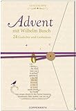 Briefbuch: Advent mit Wilhelm Busch - 24 Gedichte und Gedanken (Literarische Adventskalender)