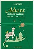 Briefbuch: Advent im Zauber der Natur - 24 Gedichte und Aphorismen (Literarische Adventskalender)