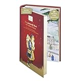 Lauensteiner Adventskalender 'Buch' | 350g handgefertigte Trüffel und Pralinen | 24fach sortiert mit und ohne Alkohol, 1er Pack