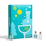 Gin Adventskalender 2023 von aboutfood (ehemals Foodist) mit exklusiven Gins aus Europa - Geschenk-Set mit 24 x 50ml Miniaturflaschen inkl. Tasting-Anleitung Geschenk für Männer und Frauen