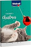 Vitakraft Adventskalender für Katzen, für Weihnachten 2024, liebevoll zusammengestellte Auswahl leckerer Snacks, für die Vorweihnachtszeit, Katzenleckerlis, für alle Altersstufen (1x 363g)