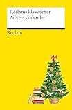 Reclams klassischer Adventskalender (Reclams Universal-Bibliothek)