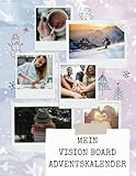 Vision Board Adventskalender für Teenager-Mädchen: Der Adventskalender zum Manifestieren deiner Wünsche, Ziele und Bedürfnisse | Mit Cliparts, ... | Geschenk für jugendliche Mädchen