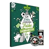 Adventskalender, Weihnachtskalender deines Bundesliga Lieblingsvereins - plus gratis Sticker & Lesezeichen Wir Lieben Fußball (Borussia Mönchengladbach Premium)