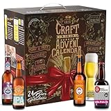 Craftbeer-Adventskalender 2023 Kalea | 24 x 0,33l exklusive Craftbiere inkl. Verkostungsglas | bester Begleiter durch die Vorweihnachtszeit | Biergeschenk für Männer und Frauen