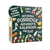 3Bears Porridge großer Adventskalender I Eine Kombination aus Haferflocken-Sorten, Overnight Oats & Pocket Porridges I für eine gesunde & leckere Weihnachtszeit I Geschenk für Männer & Frauen