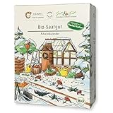 Culinaris Bio Saatgut Adventskalender - Bio Gemüse Saatgut aus regionalem Anbau in ansprechendem Kalender