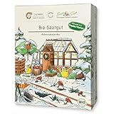 Culinaris Bio Saatgut Adventskalender - Bio Gemüse Saatgut aus regionalem Anbau in ansprechendem Kalender