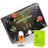 'Der Beste' Bier Adventskalender 2022 | 24 x Bier Erlebnis mit Verkostungs-Glas + Web-App & Verkostungsunterlagen - viele Bierstile