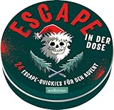Escape-Adventskalender in der Dose: 24 Escape-Quickies für den Advent | 24 ultimativ spannende Rätsel für jeden Tag bis Weihnachten, Adventskalender für Erwachsene