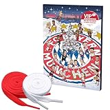 King of Trade FCB Comic Kalender Weihnachtskalender Adventskalender mit tollen Gewinngutschein + 2 Paar Fan-Schnürsenkel München