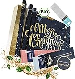 Premium Bio Tee Adventskalender 2023 - mit Meßmer Bio Tee - Weihnachtstee - Bio & Rainforest Alliance - Vegan - Adventskalender Tee