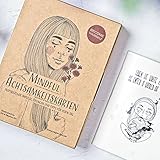 veganbox get inspired VEGAN BOX ® Mindful Achtsamkeitskarten Set | 24 Achtsamkeits Karten mit Impulsen und Anregungen zur Entschleunigung | Selbstfürsorge, mentale Gesundheit, bewusster Alltag