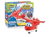 Revell Junior Kit 01024 Super Wings Adventskalender Jett Bauen-Schrauben-Spielen, 24 Tage cooler Bastelspaß, ab 4 Jahre, 20 cm