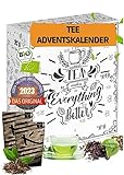 [ Boxiland ] Premium Tee Adventskalender 2023 in BIO-Qualität feinste Teesorten für die Adventszeit I Tee Weihnachtskalender 2023