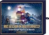 Schachtelspiel: Was geschah im Orientexpress? - Krimi-Escape-Spiel in 24 Rätseln (Literarische Adventskalender)