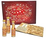 Whisky Adventskalender Deluxe - Edition 2020, 24 Single Malt Whiskys aus Schottland mit insgesamt 600 Jahren Faßlagerung. Stark limitierte Auflage.