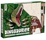 Dinosaurier - Der Ausgrabungs-Adventskalender. 24 coole Überraschungen zum Ausgraben und Entdecken: Große Ausgrabungsplatte mit 24 Überraschungen. Mit Werkzeug und Anleitungsbuch