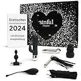 Sinful Erotische Adventskalender 2024 - Erotischer Paarzeit Adventskalender Sexspielzeug mit 24 Stück Sexspielzeug - Erotische Weihnachtskalender für Erwachsene - Adventskalender für Paare 2024