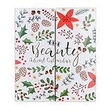 accentra – Adventskalender Beauty mit 24 Make up & Kosmetik Produkten – Schmink Adventskalender Frauen mit Lippenstift, Wimpern, Nagellack, Lidschatten, Applikatoren uvm. – Weihnachtskalender Beauty