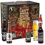 Craftbeer-Adventskalender 2023 Kalea | 24 x 0,33l exklusive Craftbiere inkl. Verkostungsglas | bester Begleiter durch die Vorweihnachtszeit | Biergeschenk für Männer und Frauen