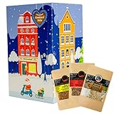 Altenburger Original Adventskalender Gewürze und Salze für Erwachsene mit hochwertigen Feinkost Gewürzen, Gewürzmischungen, Gewürz-Salzen und Pfeffer, in liebevoller Handarbeit gefüllt