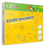 FRANZIS 67070 - GEOlino Adventskalender Naturwissenschaften (Physik, Chemie & Biologie), Experimentierspaß für die Weihnachtszeit, für Kinder ab 8 Jahren