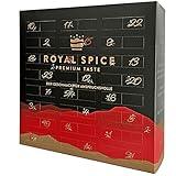 Royal Spice Adventskalender Gewürze 2023 - Weihnachtskalender Gewürze mit 24 hochwertigen Gewürzmischungen & Gewürzproben - Neuheiten & beliebte Klassiker Gewürze Geschenkidee für Männer und Frauen