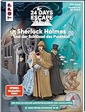 24 DAYS ESCAPE 3D Pop-Up-Adventskalender– Sherlock Holmes und der Schlüssel des Poseidon: Rätseln durch den Advent im Pop-Up-Buch! Mit Storyheft und verborgenen Geheimnissen