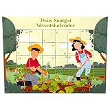 Saatgut Adventskalender Samen Adventskalender mit Gemüse Samen, Kräuter Samen und Blumen Samen Adventskalender Garten Garten Adventskalender Samen