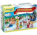 PLAYMOBIL1.2.3 Adventskalender 71135 Weihnacht auf dem Bauernhof, Adventszeit voller Überraschungen, Lernspielzeug für Kleinkinder, Spielzeug für Kinder ab 12 Monaten