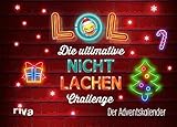 LOL – Die ultimative Nicht-lachen-Challenge: Der Adventskalender. Mit Humor durch die Weihnachtszeit. Die besten Witze, Flachwitze und Scherzfragen. Mit Seiten zum Auftrennen