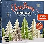 Mein Adventskalender-Buch: Origami Christmas: 24 überraschende Falt- und Bastelprojekte für Weihnachten mit 36 Motivpapieren