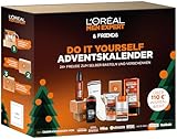 L'Oréal Men Expert Do it yourself Adventskalender 2023, Mit 24 Überraschungen für Männer, Zum Selberbasteln und Verschenken, Speziell ausgewählte Marken, 1 Stück