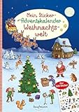 Mein Sticker-Adventskalender: Weihnachtswelt