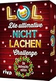 LOL – Die ultimative Nicht-lachen-Challenge – Die Weihnachtsedition: Mit den besten Witzen, Flachwitzen, Scherzfragen. Tolles Partyspiel zu Nikolaus, im Adventskalender. Ab 8 Jahren