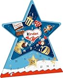 Ferrero kinder Mix Stern Adventskalender – Adventskalender mit leckeren Schokoladen-Spezialitäten – 1 Kalender à 149 g