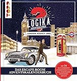 Logika Adventskalenderbuch – London Agency 1960: Mit 24 illustrierten Logikrätseln durch den Advent: 24 verschlossene Rätselseiten und XXL-Poster. Escape mit dem berühmtesten Geheimagenten der Welt