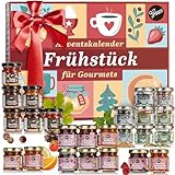 Gepp's Feinkost-Adventskalender 'Frühstück' I Weihnachtskalender gefüllt mit 24 ausgewählten Lebensmitteln wie Tees, Honig & Konfitüre I Bio- Weihnachtskalender mit Delikatessen für Gourmets