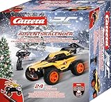 Carrera RC Adventskalender I Xmas Calendar Offroad I Adventskalender Bausatz mit 2,4GHz RC Buggy I 24 Tage Bauspaß I Volle Fahr- und Lenkfunktion I Vollgefedertes Fahrzeug