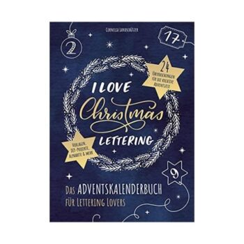 Handlettering Adventskalender "I Love Christmas Lettering"