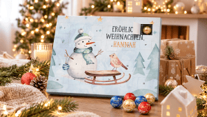Schoko Adventskalender mit Namen